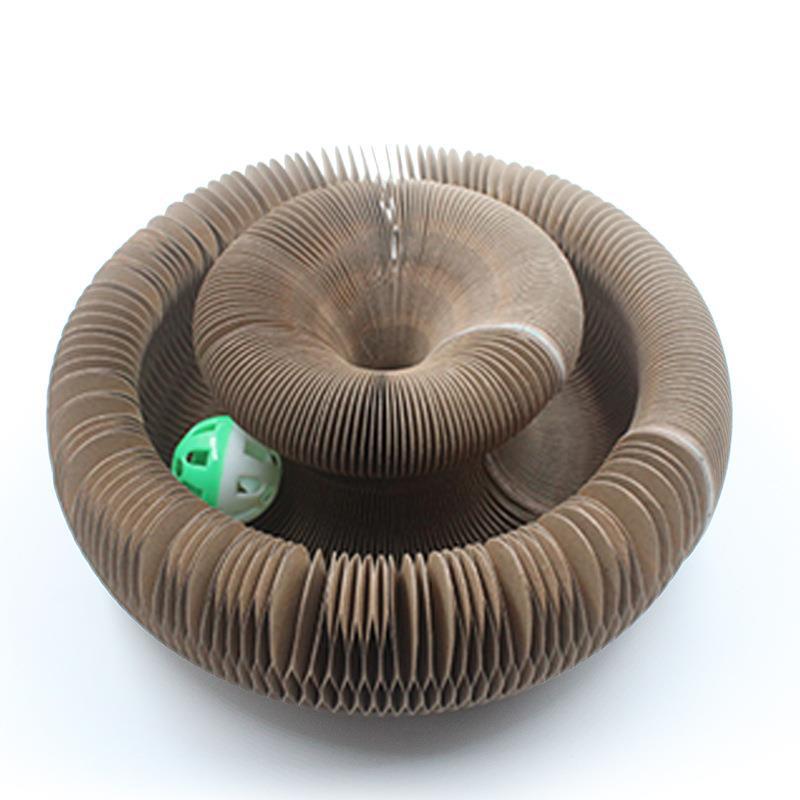 Faltbares Magnet Katzenkratzbrett mit Spielball